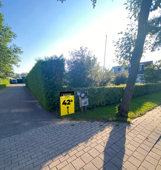 Route hoofdingang